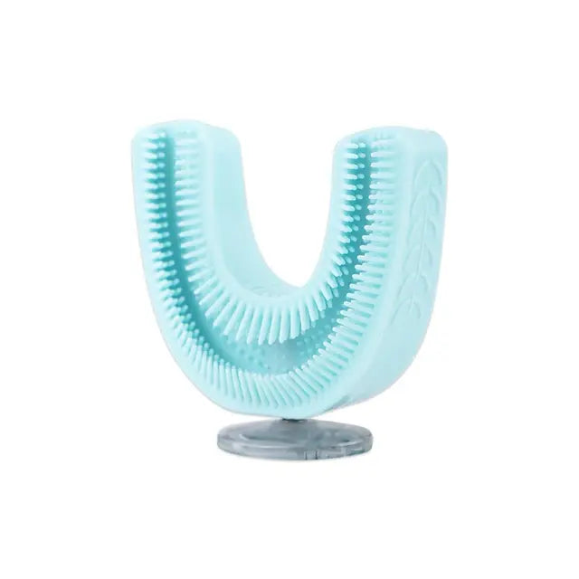 Brosse à dents électrique sonique en forme de U pour enfants, brosse à dents en silicone pour enfants, brosse à dents intelligente, blanchiment des dents, étanche, Leuven 360